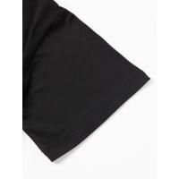 Camiseta deportiva informal de manga corta de verano para hombre, con costuras tricolores y cuello en V con muescas, estilo Henry - details 9