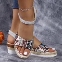 Sandalias de tacón de cuña de verano para mujer - details 4