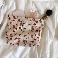 Bolsa de Maquillaje Retro Leopardo de Pana Bolsa de Almacenamiento y Limpieza de Labiales para Mujeres - details 4