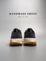 Zapatos de hombre sencillos de cuero vacuno casual de moda de cuero negro bajo - details 17