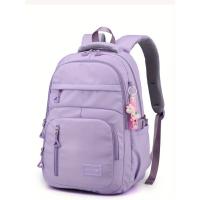 Mochila de nailon de moda para mujer, mochila informal resistente al agua de gran capacidad con correas ajustables - details 14