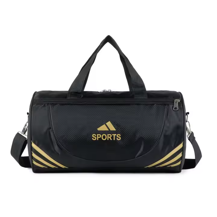 Bolsa de Gimnasio Impermeable de Nylon para Hombres y Mujeres Bolsa Deportiva para Yoga y Entrenamiento al Aire Libre Bolsa de Viaje de Fitness con Correa Ajustable y Cierre de Cremallera - 1