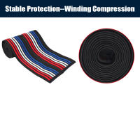 Sports Elastic Compression Knee Bandages Brace Wrap Crossfit Leg Support Strap for Gym Sports Weightlifting Squats Training - details 11