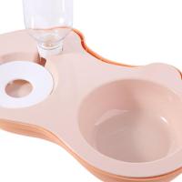 Cuencos desmontables creativos para mascotas, cuenco de alimentación doble de PP para perros, dispensador de agua automático antigolpes, suministros para mascotas - details 3