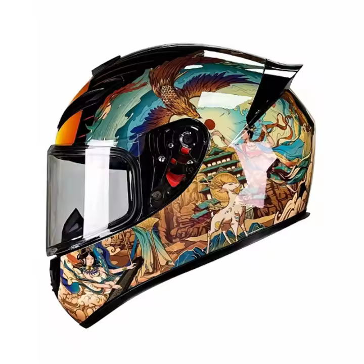 Cascos de motorteta, Cascos Integrales para hombres y Mujeres, calidez y seguripad en Invierno, conductores para todas las instalaciones, motortetetas Eléctricas, Cascos Integrales - 1