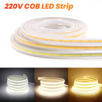 Tira de luces LED COB regulable para decoración exterior, cinta Flexible de luz FOB, resistente al agua, 220V, 360Leds/M RA 90, alto brillo, 3000K, 4000K, 6000K - details 11