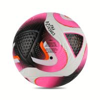 Balón de fútbol duradero con peso oficial para partidos, tamaño 5, construcción duradera y balón de fútbol duradero, con bomba - details 5