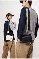 Bolso cuadrado pequeño oscuro Trend Bolso combinado 2 en 1 Bolso de la caja del sobre de cuero de los hombres y las mujeres Bolso pequeño bandolera - details 14