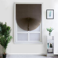 Rroller Blindas De Plisado Autoadhesivas No Tejidas 60/90cm*150/180cm Para Ventanas Negro Antigolpes Decoración Para Dormitorio Y Sala De Estar - details 4