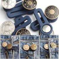 Pantalones de maternidad Vintage de 2 piezas, faldas, Jeans, botón retráctil, ganchos extensores, accesorios de costura - details 0