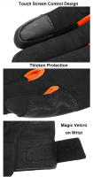 Guantes de Motocicleta de Cuero de Alta Calidad Touch Screen de Dedos Completos - details 5