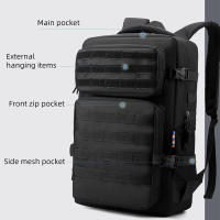 Mochila táctica de camuflaje para exteriores, mochila militar multifuncional para montañismo, Camping, bolsa deportiva impermeable - details 5