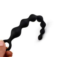 Leten cuentas de silicona de 20CM, bola estimuladora de próstata, tapón Anal para trasero, 18 + hombres adultos, pareja, coqueteo, Gay, erótico, SM, Juguetes sexuales - details 7