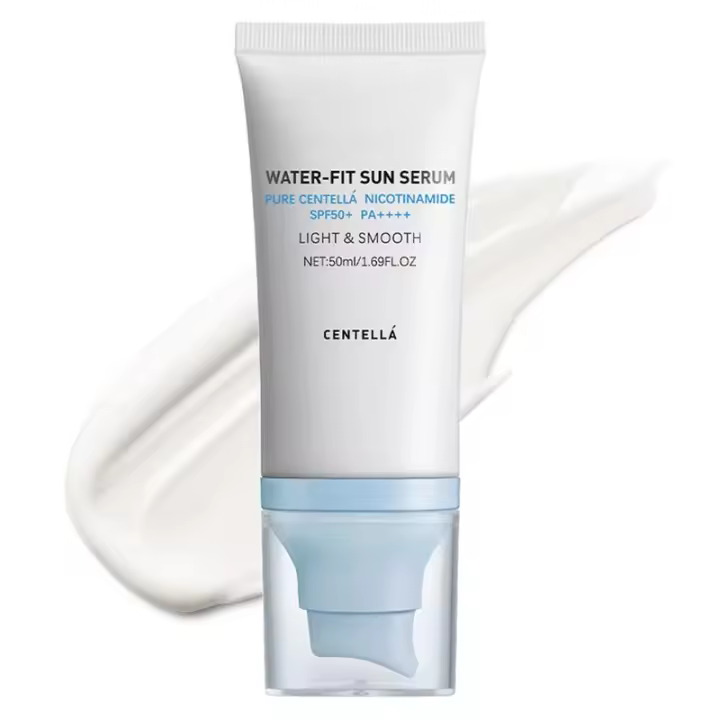 Protector solar SPF 50 Centella Asiatica Protector solar refrescante no pegajoso 50 ml Esencia de protector solar para el cuidado de la piel sensible, seca y grasa - 1
