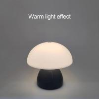 Lámpara de mesa con forma de seta, escritorio táctil de carga, cafetería, decoración de dormitorio de hotel, ambiente creativo nórdico, luz nocturna pequeña - details 8