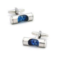 Gemelos de calidad para hombre, hechos de material de latón de alta calidad, color azul, diseño degradado, venta al por mayor y al por menor - details 4