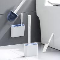 Cepillo De Inodoro Con Pared Montado Herramienta De Limpieza Para El Hogar Sin Esquinas Muertas Conjunto De Limpieza De Inodoro - details 3