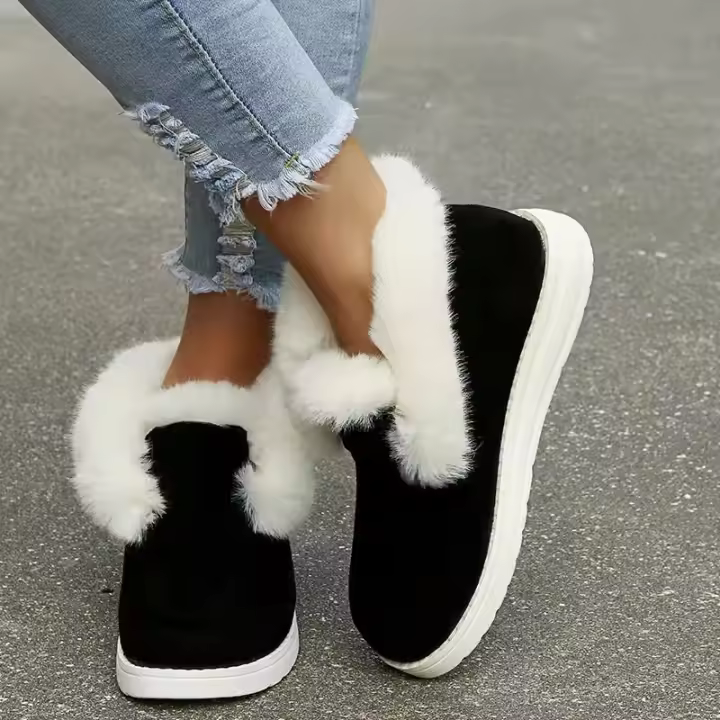 Botas de nieve para mujer Otoño Invierno zapatos cálidos informales - 1