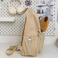 Mochila Capybara de gran capacidad, correas ajustables de nailon para los hombros, bolso escolar de dibujos animados, resistente al agua, con múltiples bolsillos - details 16