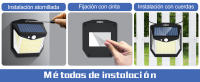 Lámpara Solar LED Impermeable IP65 Focus de 270° Paquete de 6 Eficiencia Energética A+++ - details 6