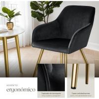Sillas de Comedor Ergonómicas y Versátiles Juego de Sillas Tapizadas en Terciopelo - details 52