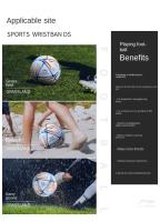 Balón de Fútbol sin Costuras PU para Niños de la Copa del Mundo 2022: No. 4 Primary y Secundario Vital Seams No. 5 Juego sin Costuras - details 4