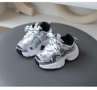 Nuevas zapatillas de cuero para niños y niñas, zapatos medianos antideslizantes, informales de suela suave - details 11