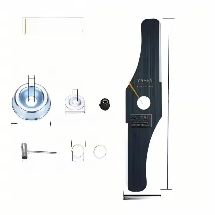 Juego De Cortauñas Doble Cara Universal Con Kit De Adaptador 6/9 Herramienta De Jardinería Ligeras Y Eficientes Para Accesorios De Cortacésped - 1