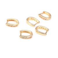 Colgantes de latón de Color dorado de 18K, conectores, cierres de Clip a presión, joyería Diy de alta calidad, accesorios para collares para mujer - details 40