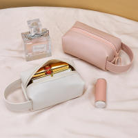 Bolso De Maquillaje Mini Para Bolso PU Impermeable Organizador De Viaje Bolsa De Cosméticos Estilo Fashion Cierre De Cremallera - details 1