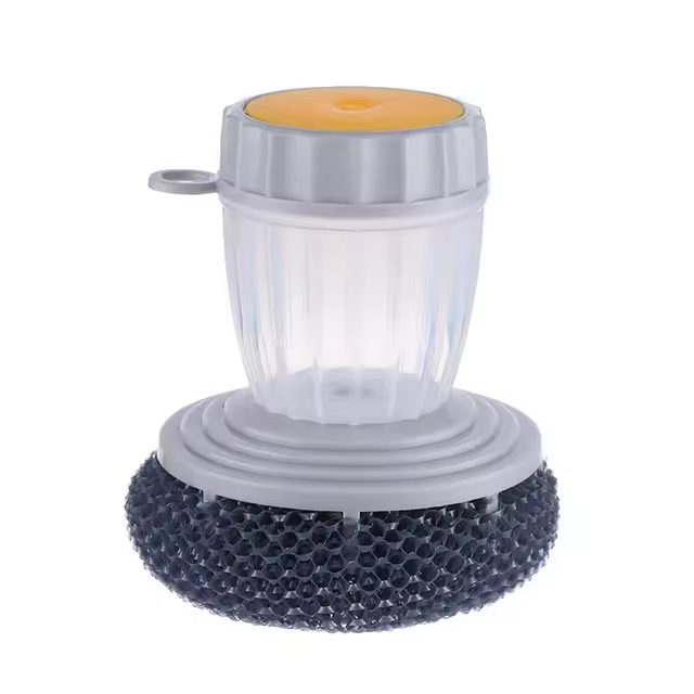 Cepillo de descontaminación para lavar platos, olla de adición de jabón automática, fuerte, respetuoso con el medio ambiente, accesorios de cocina - 1