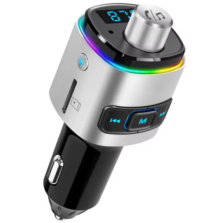 Reproductor de MP3 para coche, Receptor Bluetooth para coche, Transmisor FM BC42 - 1