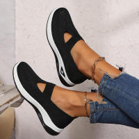 Zapatos para caminar de malla ventilada para mujer, suela cómoda y moderna, superficie suave, ligeros y cómodos, para personas mayores, nuevos - details 4