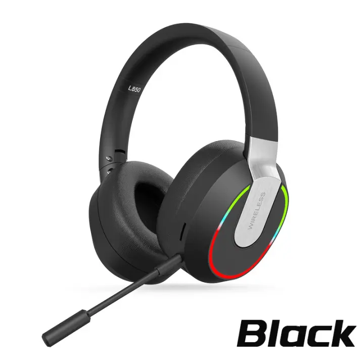 Auriculares inalámbricos con Bluetooth dinámicos RGB Luz LED HIFI cancelación pasiva de ruido juego entretener - 1