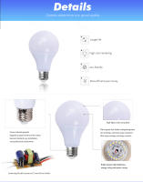 Bombilla LED de Alta Eficiencia Vela de Luz Blanca Ahorro de Energía Sin Parpadeo - details 1