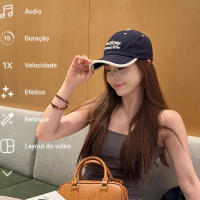 Gorra con letras bordadas, gorra de béisbol con punto ondulado y protección solar de Hip Hop, gorra de algodón de estilo coreano con visera para exteriores - details 5