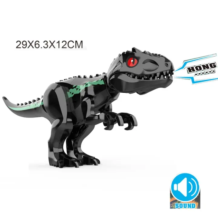 Bloques de construcción de Jurassic World 2 para niños, bloques de construcción de dinosaurios, Indominus i-rex tiranosaurio, ju - 1