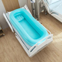 Kit de bañera de ducha de cabecera, bañera inflable médica, bañera de ducha de cabecera con bomba de aire eléctrica - details 0