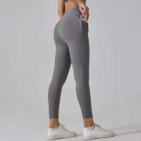 Hmidou-mallas de gimnasio con bolsillos para mujer, pantalones de Yoga, Fitness, cintura alta, Control de barriga, correr, entrenamiento - details 47