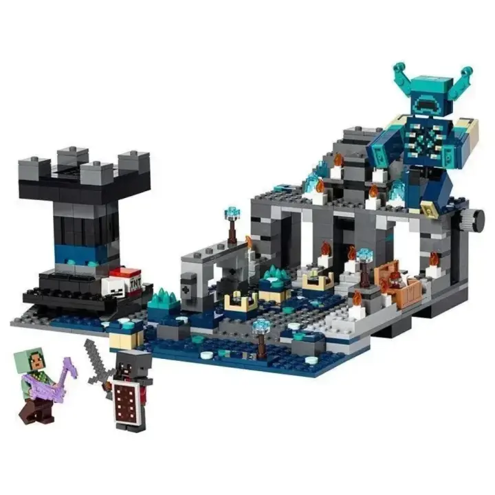 584 unidades. Juego My World The Deep Dark Battle Mountain Cave my world Village Juguetes de bloques de construcción para niños regalo de Navidad - 1