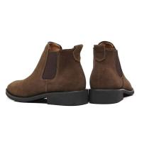 Roma 2024 nuevo cuero genuino con corte alto y botines de diseño de moda para zapatos de vestir de piel de vaca para hombres - details 12