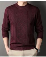 Hombre Color sólido 2024 nuevo Otoño Invierno cálido suéter de moda Casual y cómodo suéter suave - details 6