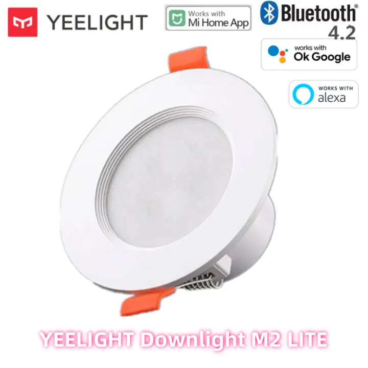 Yeelight-luz descendente de malla M2 Lite, luz descendente inteligente de 220V, conectividad Bluetooth, brillo ajustable de 6000K y temperatura de Color para Mi Homekit, Google Alexa - 1
