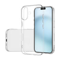 Estuche Transparente Antigolpes de Lujo para iPhone 16 15 14 11 Pro Max 13 12 Mini 7 8 Plus X XR XS, Accesorios de Parachoques Suave Transparente - details 1