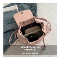 Bolso casual con lazo para mujer de moda 2025 Nueva mochila versátil - details 14