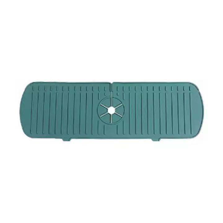 Alfombrilla de Drenaje de Silicona para Cocina y Baño Alfombra de Drip de Grifo a Prueba de Salpicaduras para Lavabo y Fregadero - 1