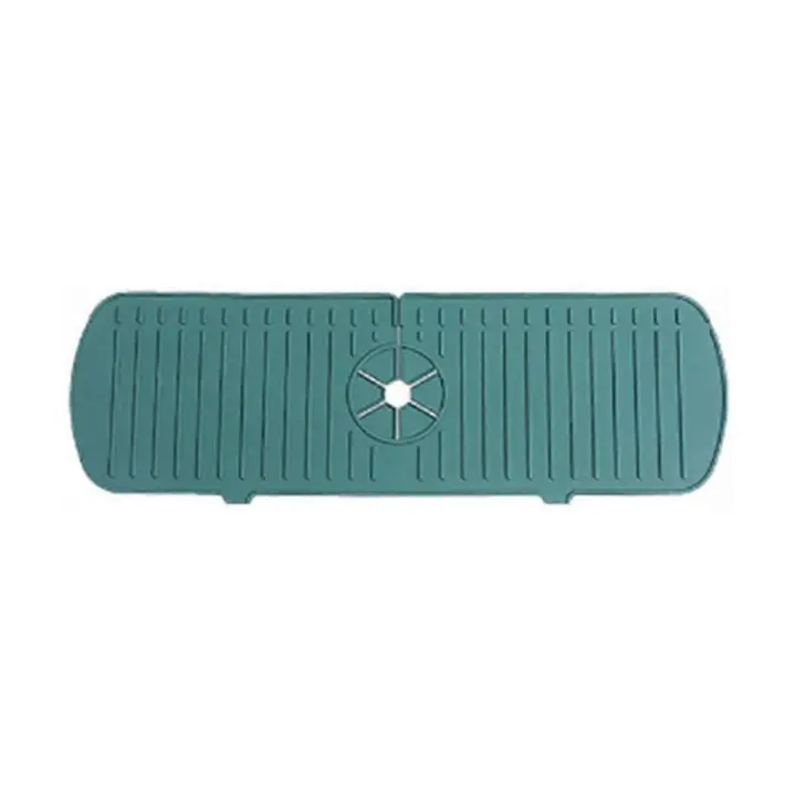 Alfombrilla de Drenaje de Silicona para Cocina y Baño Alfombra de Drip de Grifo a Prueba de Salpicaduras para Lavabo y Fregadero - 1