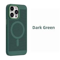 Funda de teléfono Magsafe de lujo fresca A prueba de golpes magnético con disipación de calor de malla para iPhone 16, 15, 14, 13, 12, 11 Pro Max Plus - details 24