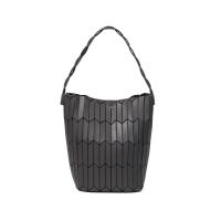 Nuevo bolso de cesta de verduras con diamantes geométricos, bolso de cubo de color de contraste de moda, bolso versátil para mujer. - details 12