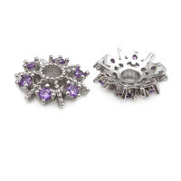 Cuentas de Flor de Brasso Dorado de 18K Joyería de Alta Calidad para Mujeres - details 15